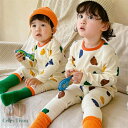 パジャマ キッズ 長袖 女の子 男の子 子供パジャマ 肌着 綿 春秋 花柄 ルームウェア 部屋着 セットアップ 寝巻き 男女兼用 2点セット おしゃれ ナイトウェア 子供服 子ども服 ベビー 入園 入学
