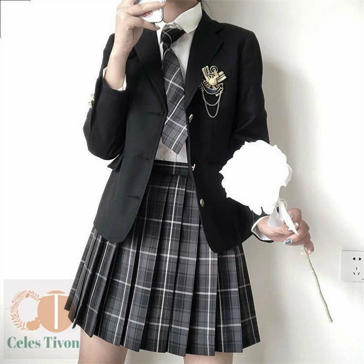 卒業式 スーツ 女の子 入学式スーツ 卒園式スーツ 5点セット JK制服 レディース フォーマルスーツ 子供スーツ キッズスーツ チェック柄 プリーツスカート ジュニアスーツ 小学生 高校生 中学生 制服 女子高校 成人式 女子高生 七五三 お受験 学園祭 発表会