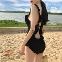 水着 レディース ワンピース水着 サロペット 夏 おしゃれ 小胸 ママ水着 バンドゥ 大きいサイズ 体型カバー キレイめ 20代 30代 40代 50代
