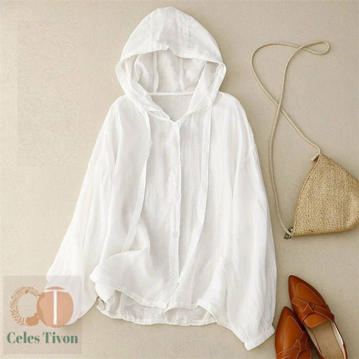 パーカー レディース uvカット 春 夏 カーディガン ショート丈 薄手 冷感 UV 麻風 ぽわん袖 涼しい アウター ライトアウター 長袖パーカー フード付き 帽子 ジャケット 羽織り 紫外線対策 トップス 長袖 無地 冷房対応 UV 日焼け止め 送料無料