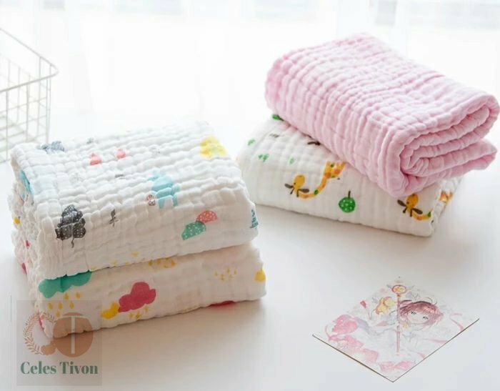 ベビー バスタオル 子供 赤ちゃん 6層ガーゼ イブルガーゼバスタオル 吸水タオル 綿100％ 花柄 動物柄 キッズ 可愛い 110*110cm ベビータオル 大判 ふわふわ 肌触りよい 柔らかい 吸水性アップ 高速吸水 ワンオペ 出産祝い お風呂