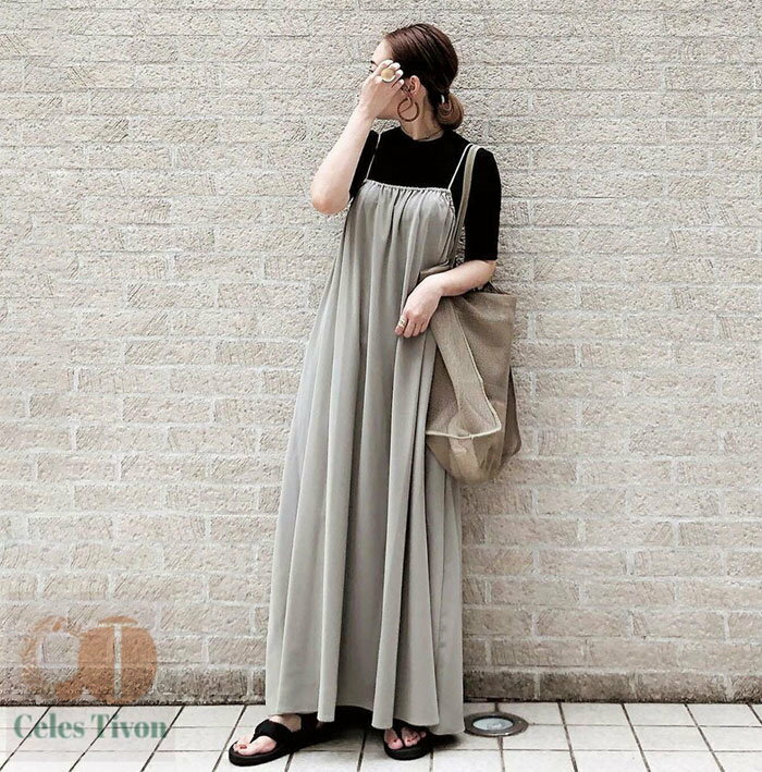 サロペットスカート ワンピース サロペット スカート レディース きれいめ ゆったり ロング ジャンスカ ロングワンピース サロペットワンピース 大きいサイズ 体型カバー おしゃれ ノースリーブ 妊娠服 マタニティ 大人 春夏 春 夏 秋