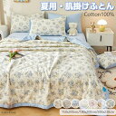 【新作 Cotton100% 高品質】肌布団 掛布団 夏ふとん 掛ふとん 肌掛布団 夏布団 肌掛け布団 丸洗えるシングル ハーフ セミダブル ダブル 冷感 ブラ...