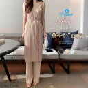 セットアップ キャミワンピース 2点セット ロングパンツ 春 夏 ノースリーブ 上下セット パンツドレス お洒落 きれいめ大人 フォーマル カジュアル 体型カバー ロングワンピース スリット ノースリーブワンピ 着痩せ 結婚式 二次会 デート 通勤 OL リゾート 送料無料
