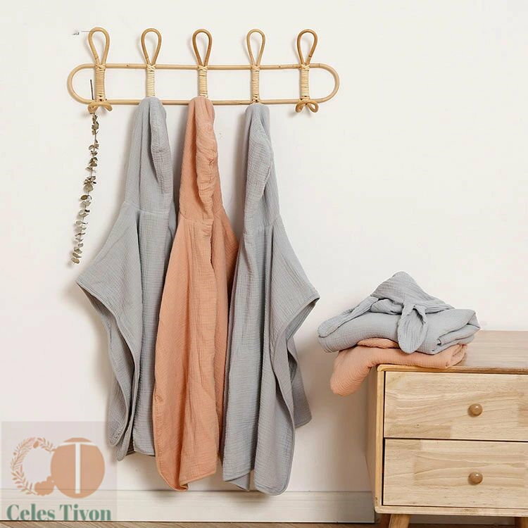 ベビー バスローブ ガーゼ キッズ 着るバスタオル 綿 寝袋 バスタオル 子供 バスタオルマント ビーチタオル フード付き キッズ プールタオル おくるみ ガーゼケット お風呂 プール 防寒 着る毛布 出産祝い プレゼント 可愛い