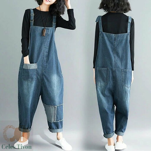 【大人可愛いデニムサロペット】サロペット デニムサロペット オールインワン サルエルパンツ デニム レディース オーバーオール ワイド ロング 秋冬 大人 パンツ きれいめ カジュアル ゆったり目 【大人可愛いデニムサロペット】サロペット デニムサロペット オールインワン サルエルパンツ デニム レディース オーバーオール ワイド ロング 秋冬 大人 パンツ きれいめ カジュアル ゆったり目