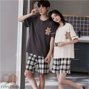 ペア パジャマ 半袖 夏 レディース パジャマ メンズ 綿95% ペア パジャマ ギフト おしゃれ カップル ペア ルームウェア 夏 結婚祝い プレゼント ペア...