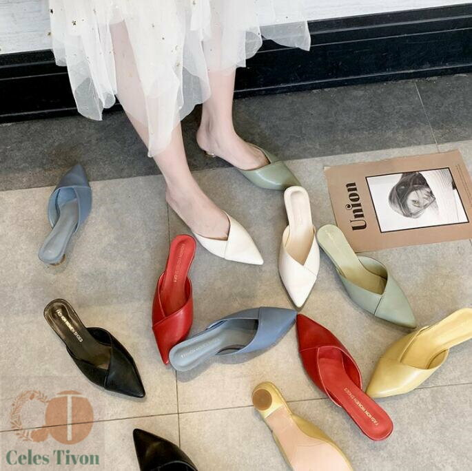 春夏新作！ミュール　サンダル レディース ミュール 痛くない 脱げない 靴 美脚 疲れにくい 走れる シンプル 履き心地　美脚 サンダル