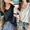 きれいめ かっこいい Tシャツ レディース 半袖 無地 カットソー uネック トップス ゆったり おしゃれ プルオーバー 夏 ベーシック ラウンドネック シンプ...