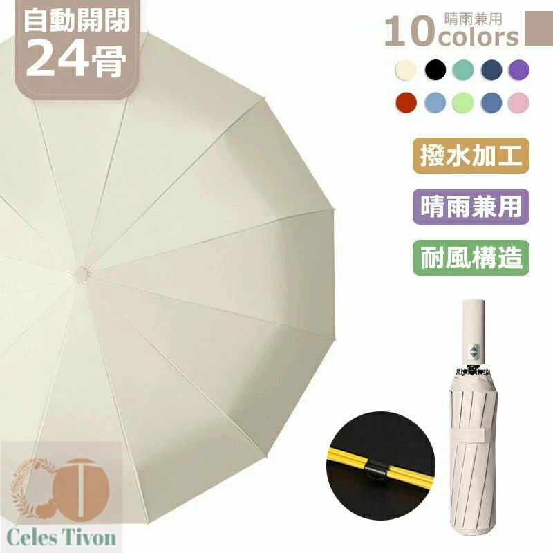 折りたたみ傘 ワンタッチ 折り畳み傘 自動開閉 24骨 日傘 雨傘 晴雨兼用 傘 撥水 梅雨対策 メンズ レディース 遮光 遮熱 コンパクト 大きいサイズ UVカット 頑丈 おりたたみ 撥水加工 逆戻り防止 大きな傘面 紫外線対策 男女兼用