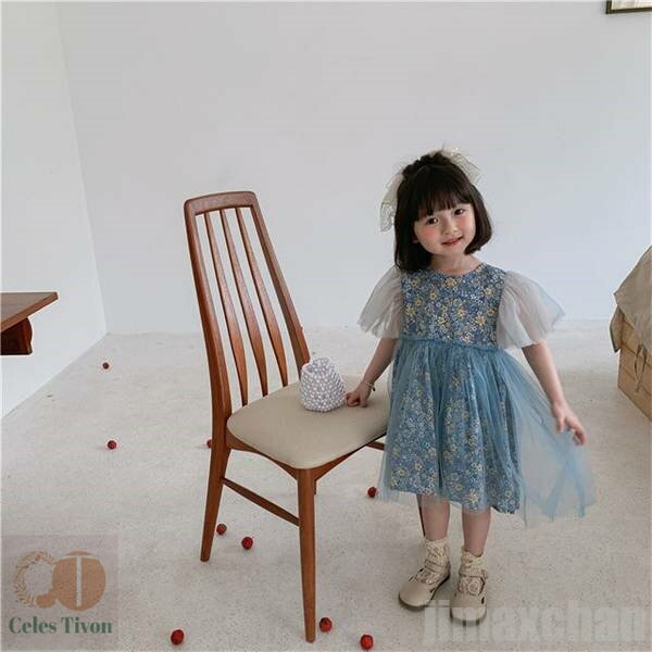 新生活 夏 半袖 ワンピース 女の子 子供服 フレア キッズ キッズ フレアワンピースドレス おしゃれ 夏ワンピース キュート 洋服 キッズワンピース 韓国子供...
