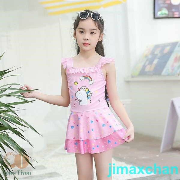 新生活 水着 子供水着 ワンピース スイムウェア オールインワン スイミング ガールズ 女の子 子ども 子供 水着 ベビー水着 女児 子供用 海水浴 温泉用 女...