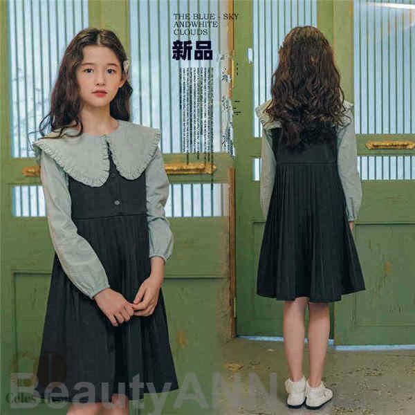 新生活 入学スーツ 子供服 長袖 セットアップ サロペット 女の子 キッズ ブラウス 2点セット 子供 入園式 卒業式 ワンピース サスペンダースカート 発表会...