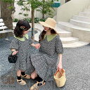 新生活 親子コーデ ワンピース 親子ペア レデイース 女の子 親子 ペアルック 親子ペアルック 水玉柄 半袖ワンピース ブラック ママ 子供 女の子 おそろい ...