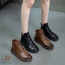レデイース 秋冬 シューズ 靴 ブーツ ショートブーツ ショート 裏ボア 裏起毛 暖かい ぺったんこ フラット サイドジップ 編み上げ レースアップ ラウンドトゥ ブラック ブラウン 着脱便利 履きやすい かわいい おしゃれ カジュアル