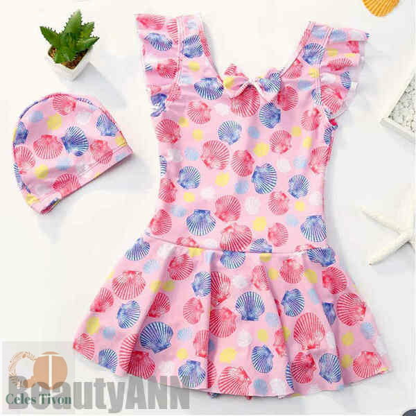 新生活 水着 子供 ワンピース kids みずぎ 女児用 水遊び スイムウェア キッズ用品 可愛い 子ども 日焼け防止 UV対策 レッスン着 子供水着 プール ...