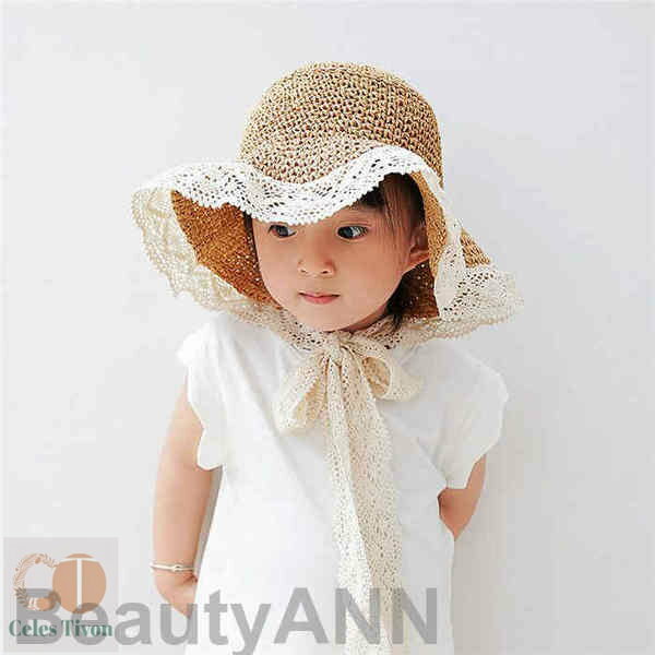 新生活 麦わら帽子 キッズ ベビー レディース 顎紐 たためる ナチュラルハット 紫外線対策帽子 日よけ 親子 日焼け対策 折りたたみ 夏用 ペーパーハット u...
