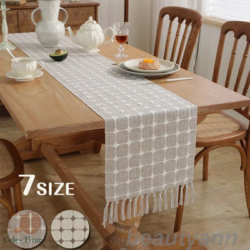 テーブルセンター テーブル ランナー 織り 7サイズ センタークロス テーブルランナー テーブルクロス 食卓ランナー リバーシブル クロス 和風柄 ランチョン ...