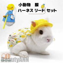 新生活 ハーネス リード 服 セット ウサギ 小動物 脱出防止 胴輪 散歩 お出かけ 写真撮り 道具 果物デザイン リード付き おしゃれ かわいい ペット用 小...