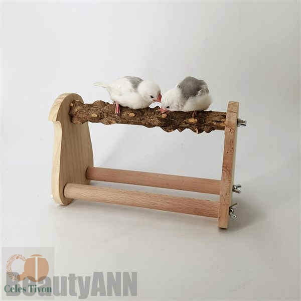 新生活 スタンド 鳥用パーチ 天然木 テーブル置き 鳥用品 オウム インコ ペット 鳥 ケージスタンド 噛む 爪とぎ おもちゃ 自然木 鳥ケージ止まり木 木製ス...