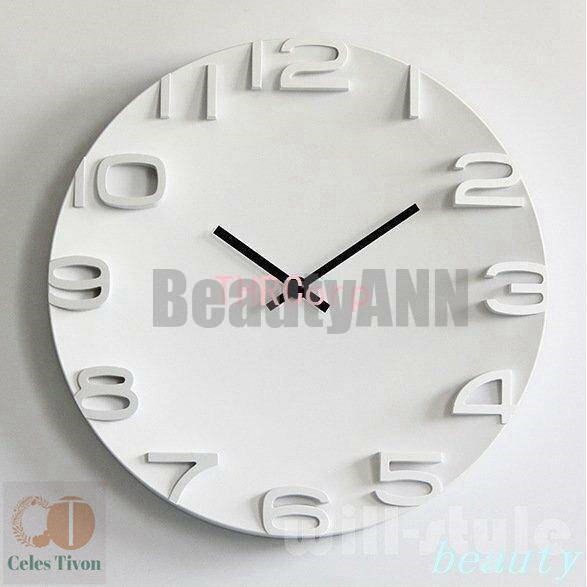 新生活 壁掛け時計 おしゃれ デジタル 静音 北欧 シンプル 大きい 35CM 大型 静音 時計 壁掛け時計 見やすい インテリア ウォールクロック お洒落 装...