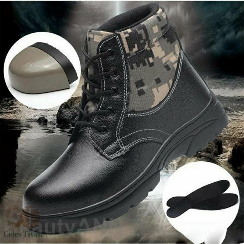 THOM WILLS 安全靴ハイカットあんぜん靴作業靴メンズレディース防寒防水黒通気滑り止め耐油裏起毛タイプ