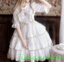 新生活 サマー Lolita系 ティアードスカート/ワンピース jsk /ロリータ トップス 萌え レディース ゴスロリ ロリータファッション 変装 トップス