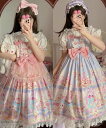 新生活 サマー 魔法猫ちゃん/Lolita系 /ワンピース ロリータ ワンピース ピンク Lolita系 写真集 ドレス ロリータ jsk OP /ロリータ トップス 萌え ゴスロリ ロリータファッション 飾り別売り