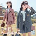 入学式 卒業式 制服 女の子 2点セット スーツ 小学生 中学生 高校生 JK ジュニア 中学 受験 大きいサイズ ゆったりサイズ 卒服 入園祝い ギフト 卒園式 七五三 お受験 発表会 グレー ピンク パープル 110 120 130 140 150 160