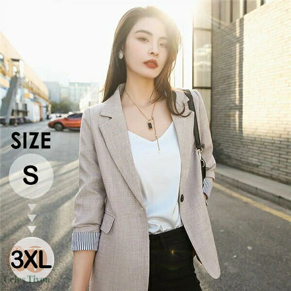スーツジャケット レディース カジュアル フォーマル ビジネス オフィス リクルート 通勤 ママ 母親 おしゃれ ジャケット S M L 2L 3L 4L 入園式 入学式 卒業式 卒園式 お宮参り 服装 結婚式