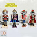 くるみ割り人形 置物 木製 国王人形 ネズミの王様 祝日 手作り 40cm 工芸品 洋風 部屋 雑貨 逸品 結婚式 クリスマス 新築祝い 装飾 結婚式 子供 誕生日プレゼント おもちゃ