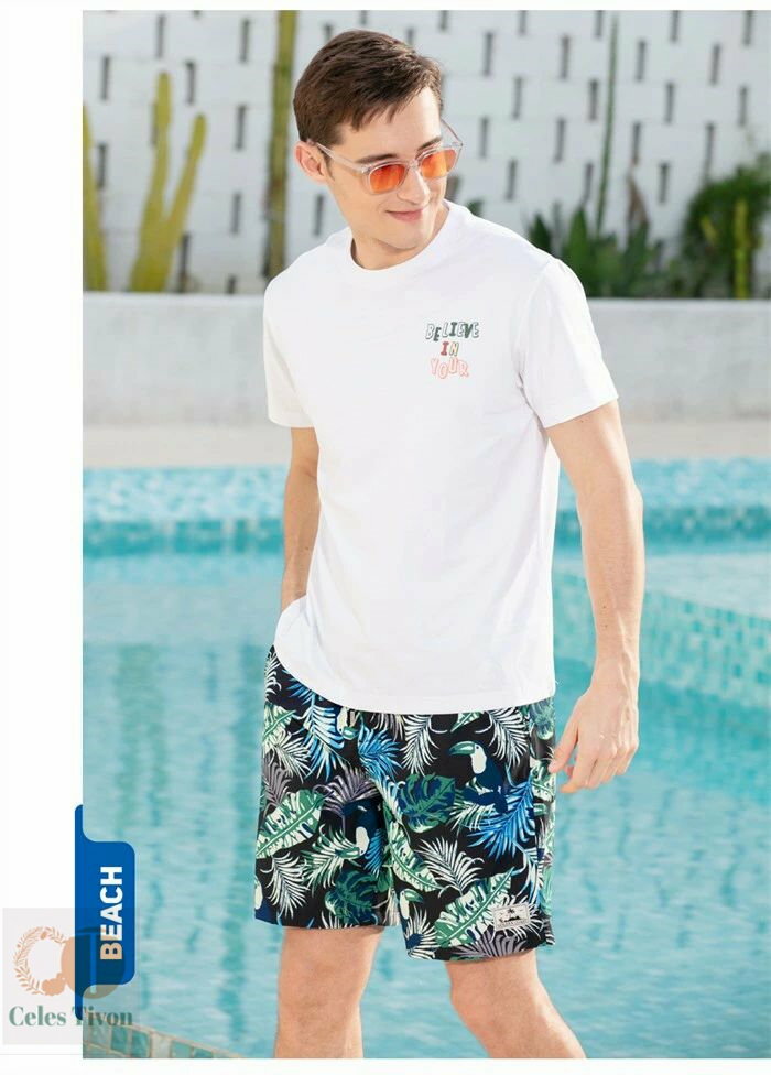 水着 メンズ サーフパンツ グリーン 総柄 S M L 2L 3L 4L 海パン サーフショーツ ボードショーツ ハーフパンツ 大きいサイズ 膝丈 ひざ丈 プール 海 海水浴 サーフィン サウナ おしゃれ 水陸両用 吸水速乾 耐塩素 uvカット ロング