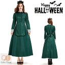 メイド服 ロング レディース 洋館メイド 吸血鬼 魔女 ハロウイン衣装 メイド ロング丈 レース付き コウモリ 変装 宮廷装 コスチューム お姫様 ロングワンピ...