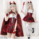 プリンセスドレス ハロウィン 仮装 ゴシック風赤ずきんにマント コスプレ衣装 女王 巫女 仮装 魔女仮装 可愛い吸血鬼 パーティー変装 Cosplayパーティー...