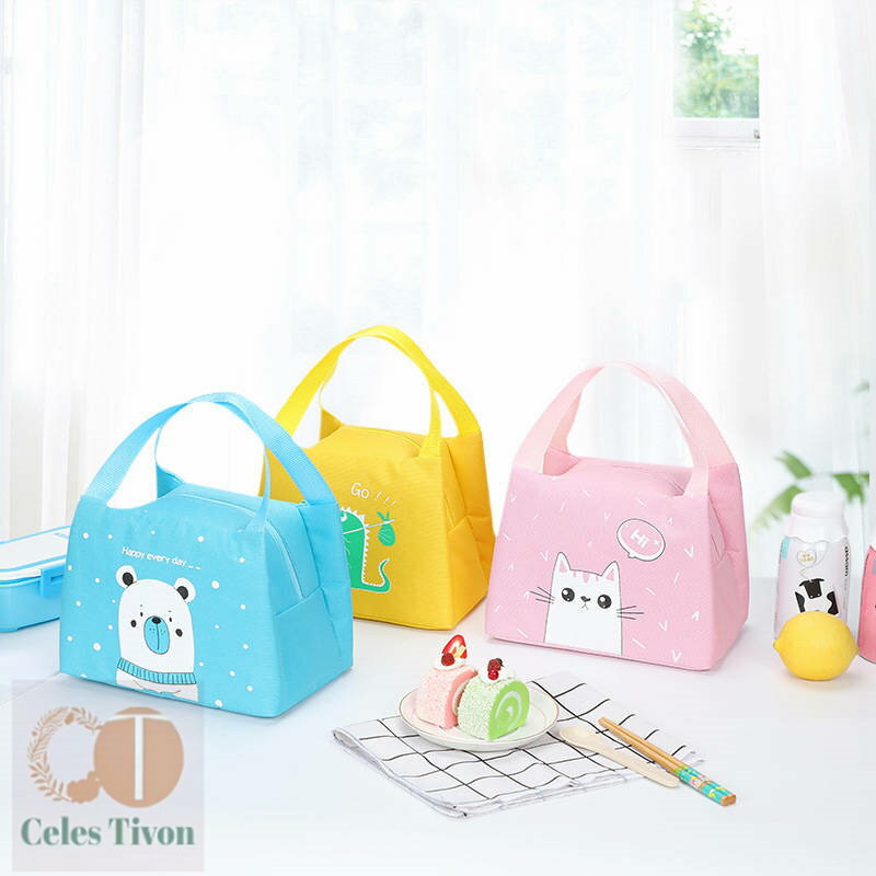 【50円クーポン配布中 送料無料】 カートゥーン 弁当袋 保冷バッグ ランチバッグ 保冷 弁当 洗える ラ..