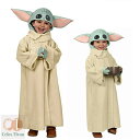 ハロウィン 衣装 子供 妖精 スターウォーズ ヨーダ 子供ハロウィン衣装 コスプレ 2点セット 帽子付き 秋冬 キッズ コスプレ オールインワン ロンパース 衣...