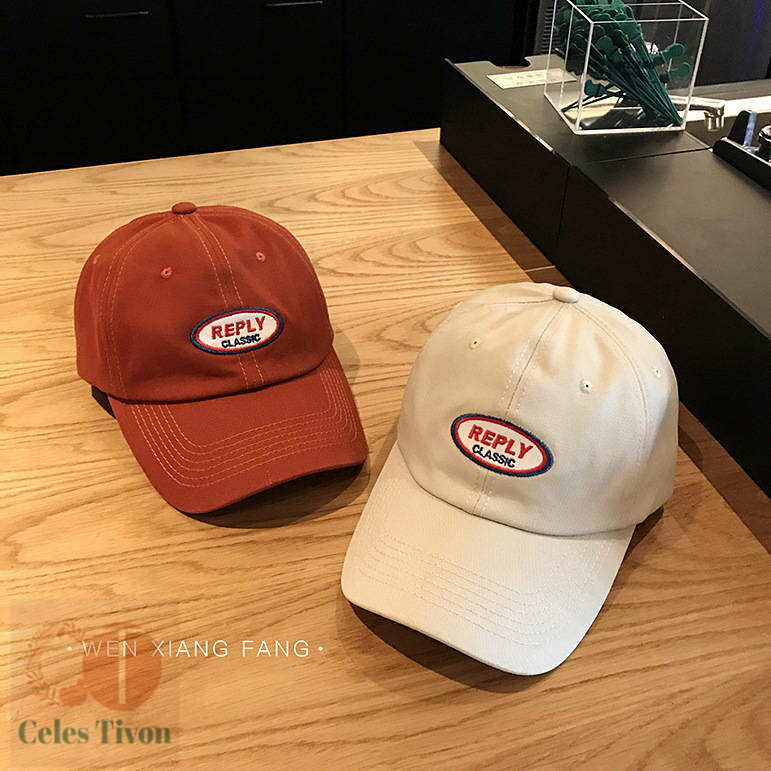 【50円クーポン配布中 送料無料】 帽子 レディース 春夏 アウトドア日よけ帽子 男女兼用 アジャスタブル 日よけキャップ ベースボールキャップ 4色 シンプルins カップル ベースボールキャップ REPLY日よけ帽子