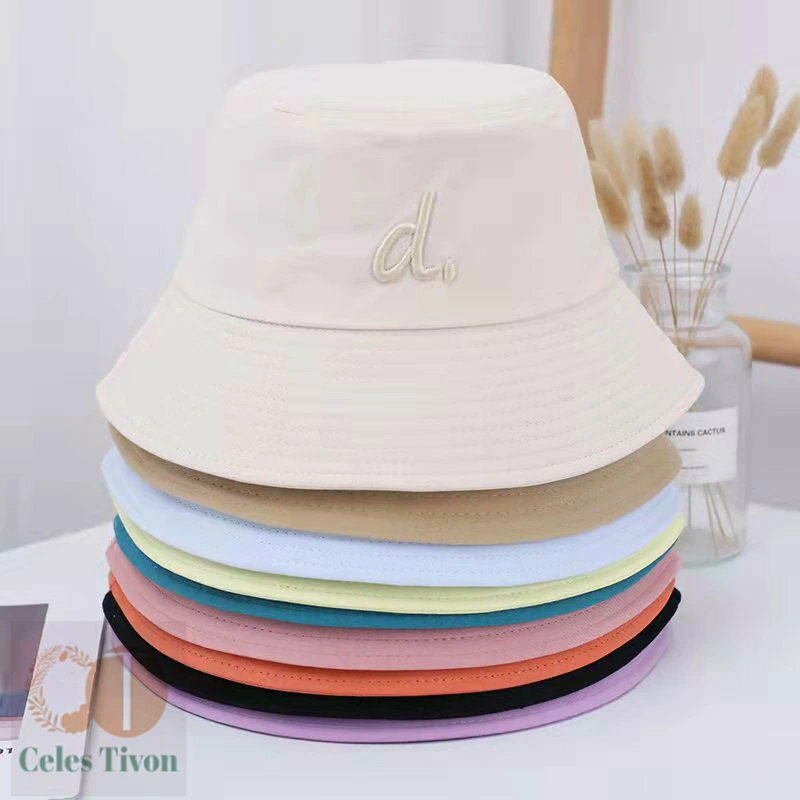 【50円クーポン配布中 送料無料】 帽子 レディース 大きいサイズ フィッシャーマンズハット春 夏 無地 日よけ帽子 立体的な刺繍 d 9色