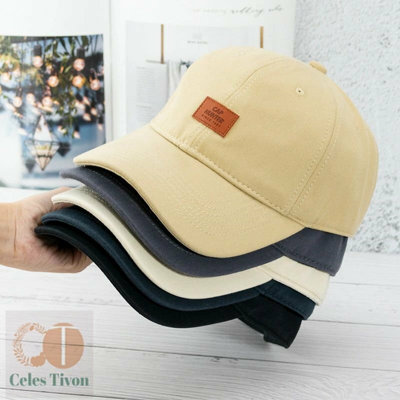 【50円クーポン配布中 送料無料】 キャップ 深め レディース 春夏 帽子 レディース ファッショナブルなシンプルさins 純綿 日よけ帽子 ジヴィンテージ ワークウェアスタイル 男女兼用 日よけキャップ