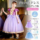 シンデレラ風 ドレス 子供 コスプレ プリンセスワンピース プリンセスドレス ハロウィン 仮装 変身 コスチューム 衣装 子供 お姫様ドレス ティアラセット ク...