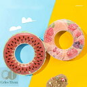 【50円クーポン配布中 送料無料】 3色 直径70cm フルーツは子供の膨脹可能な水泳リングを厚くした 浮き輪 子供 大人 フロート フロート 足入れ キッズ ...