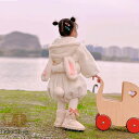 【200円クーポン配布中 2点セット 送料無料】 キッズ ジャケット 女の子 防寒 フリース 裏地 ダッフル コート 秋冬 厚みがあり、暖かい 子供服 ホワイト...
