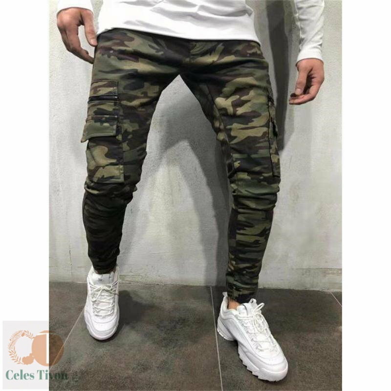 デニムパンツ ジーパン メンズデニム ジーンズ 迷彩 カーゴパンツ スキニーデニム メンズ パンツ ジョガーパンツ ボトムス ストレッチ ミリタリー 春夏秋 父の日