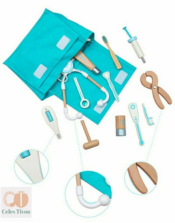 おままごと お医者さん 歯医者 歯科 ごっこ遊び 木のおもちゃ おもちゃ 工具 あそびセット 男の子 女の子 知育玩具 誕生日 クリスマス プレゼント ギフト ...
