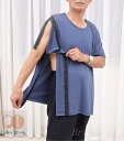 【送料無料】肩 手術 後 の 服 骨折専用の服 手術後ショルダーリカバリーTシャツ 介護衣服 介護寝間着 半袖 長袖 男女兼用 両脇全開 ワンタッチボタン 肩開 普段着 寝たきり 術後 入院 点滴 骨折す対応 通年用 敬老の日