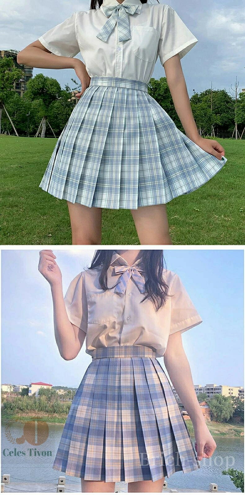 【送料無料】学生服 女子高生 学生服 おしゃれ コスチューム 制服 女子高生 JK制服 女子制服 プリーツ チェックスカート