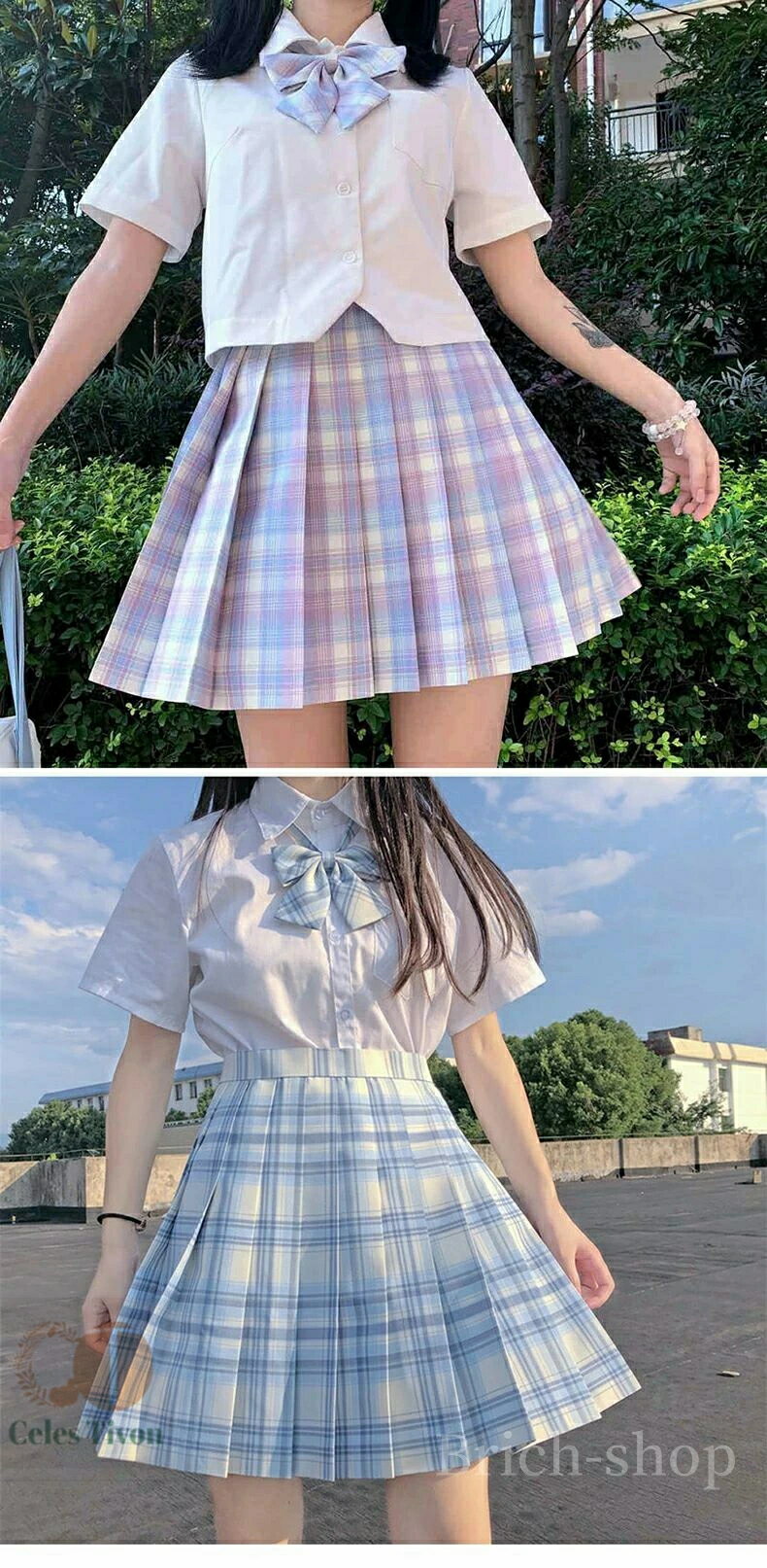 【送料無料】学生服 女子高生 学生服 おしゃれ コスチューム 制服 女子高生 JK制服 女子制服 プリーツ チェックスカート