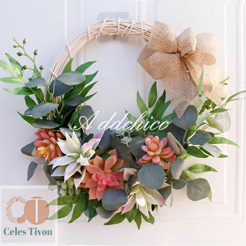 リース玄関リース結婚式40cmクリ...