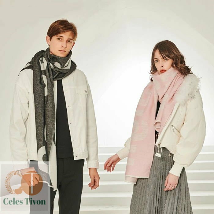 楽天celestivonマフラー メンズ レディース ウール混 ストール ロング メンズマフラー 大判 男女兼用 ペア カップル バレンタイン クリスマス ギフト 学生 高校生 ビジネス 高級 紳士 厚手 防寒 防風 アウトドア 暖かい あったか 通勤 通学 秋冬 男性 彼氏 父 プレゼント 誕生日 マフラー