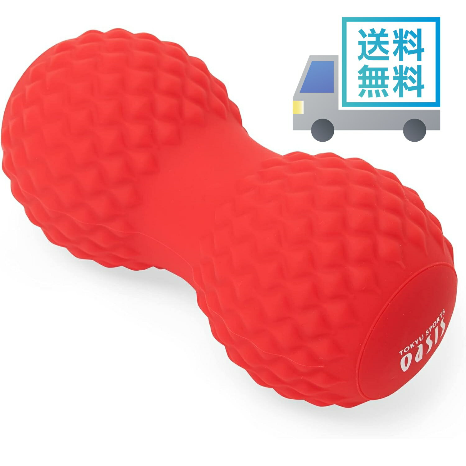 【あす楽】東急スポーツオアシス シェイプツインボール 振動型フィットネスマシン レッド STB-100のサムネイル